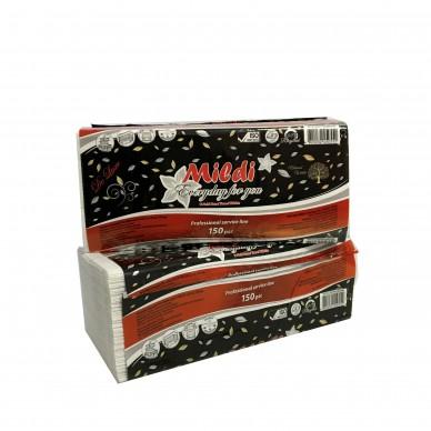 Рушники паперові V-V складання Mildi De Luxe 150 аркушів